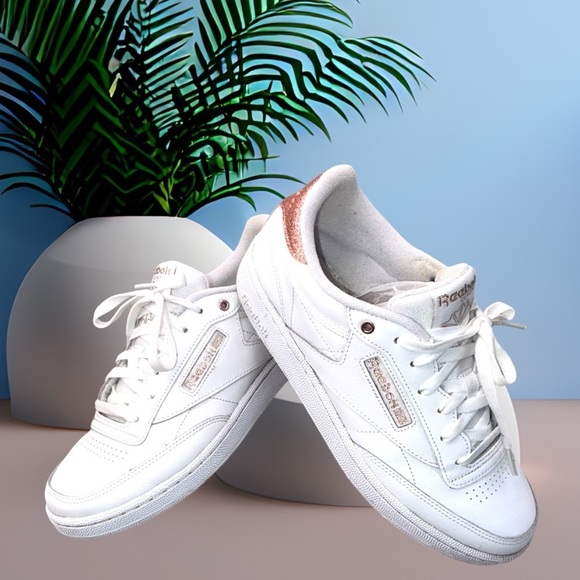 Reebok Shoes - Reebok Club C 85 - White Rose Gold (Women's 10)